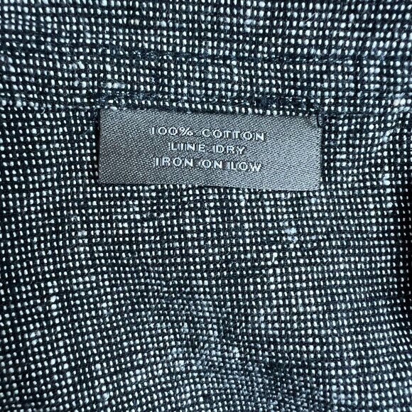 Wilson & Willy's Shirt Mens Large Gray Button Up Long Sleeve Woven Cotton USA L - Picture 11 of 12